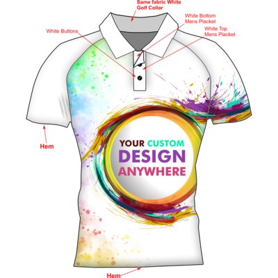 Kids Raglan Golfer (Sublimated) Thumbnail