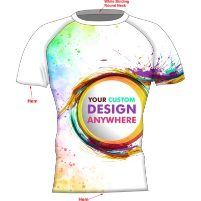 Adults Raglan T-shirt (Sublimated) Thumbnail