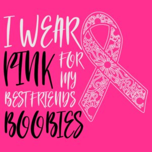 I Wear Pink...  - Unisex Short-sleeve T-shirt - 180g High Quality DTG Design