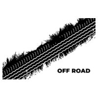 Offroad Tire Tracks - Unisex Luxe Short-sleeve T-shirt - 220g High Quality DTG Design