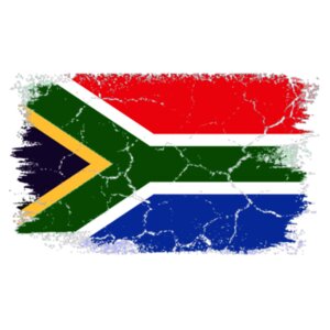 South African Flag  - Mens Dri-fit Golf Shirt Design
