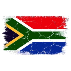 South African Flag  - Ladies Golf Shirt Design