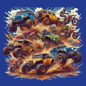 Off road fun - Junior Long-sleeve T-shirt Design
