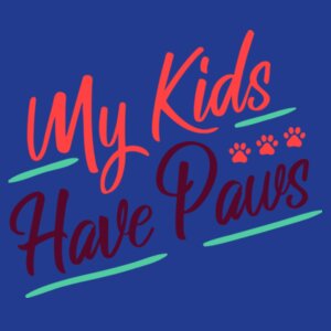 My Kids Have Paws - Junior Long-sleeve T-shirt Design