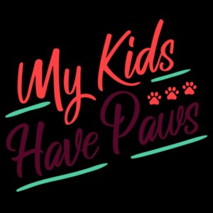 My Kids Have Paws - Unisex Dri-Fit T-shirt  Design