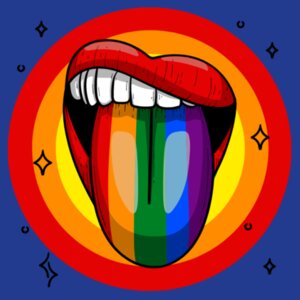 Pride Tongue - Junior Long-sleeve T-shirt Design