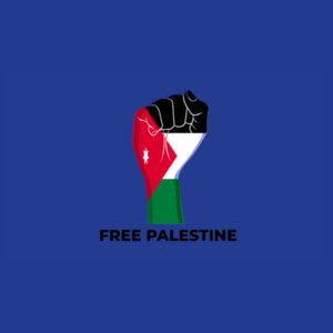 Free Palestine - Junior Long-sleeve T-shirt Design