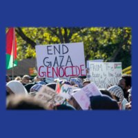 End The Gaza Genocide - Junior Long-sleeve T-shirt Design