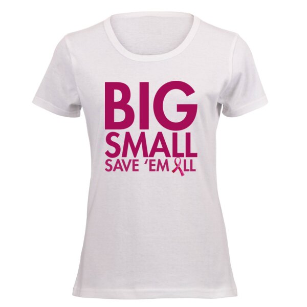 Big Small Save 'Em All - Ladies Short-sleeve T-shirt  Thumbnail