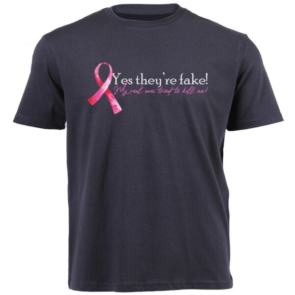 They're Fake... - Unisex Platinum Short-sleeve T-shirt 160g High Quality DTG Thumbnail