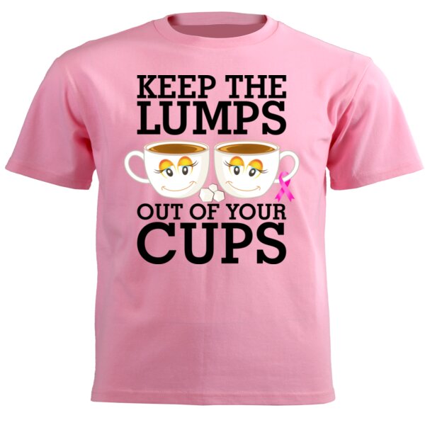 Keep The Lumps Out Of Your Cups  - Unisex Short-sleeve T-shirt - 180g High Quality DTG Thumbnail