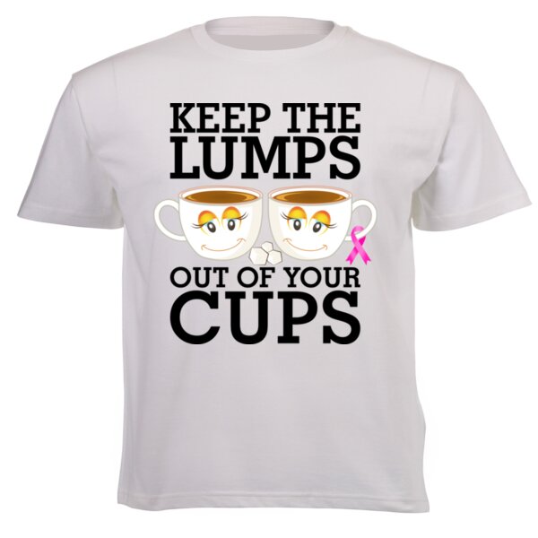 Keep The Lumps Out Of Your Cups  - Unisex Short-sleeve T-shirt 140g High quality DTG Thumbnail