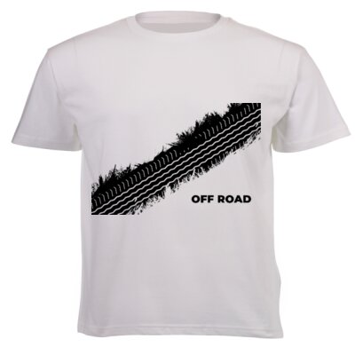Offroad Tire Tracks - Unisex Luxe Short-sleeve T-shirt - 220g High Quality DTG Thumbnail
