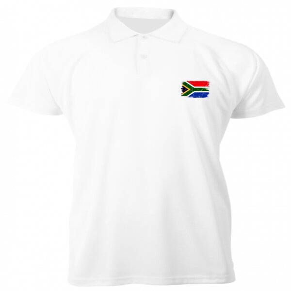 South African Flag  - Mens Dri-fit Golf Shirt Thumbnail