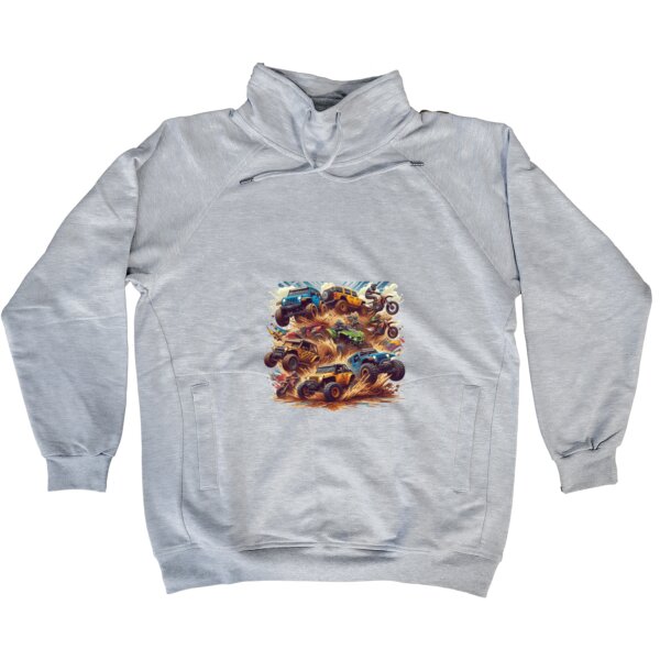 Off road fun - High-Neck Fleece Sweater Thumbnail