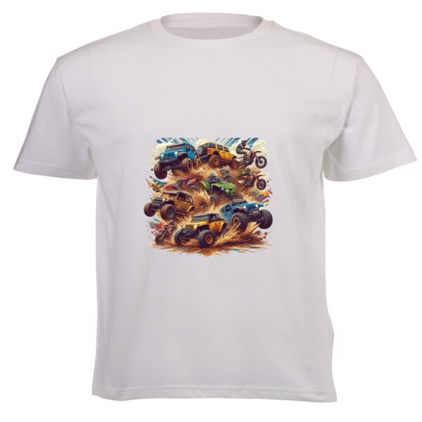 Off road fun - Unisex Short-sleeve T-shirt 140g High quality DTG Thumbnail
