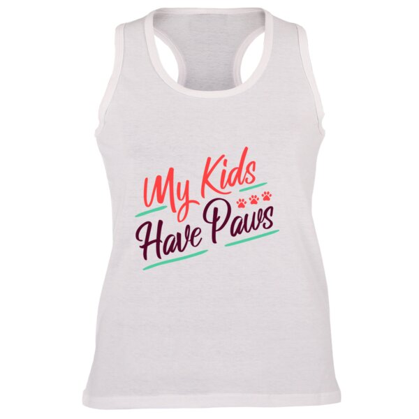 My Kids Have Paws - Racer Back Thumbnail