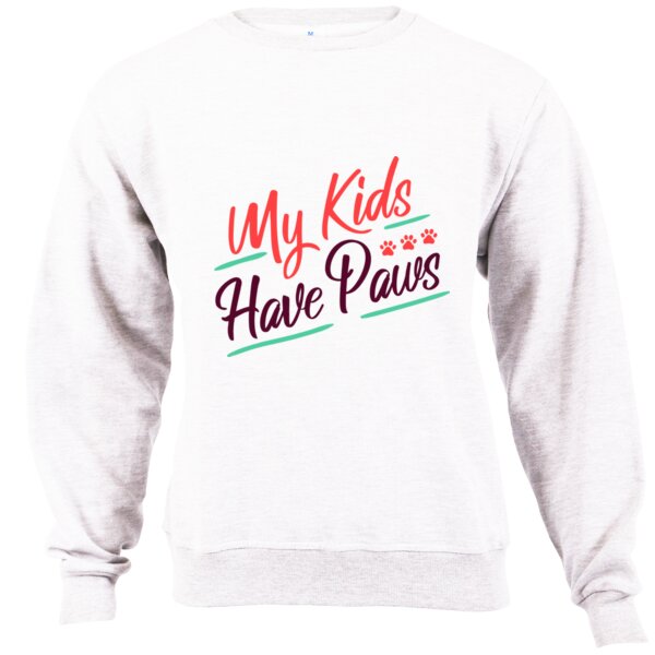 My Kids Have Paws - Unisex Sweater  Thumbnail
