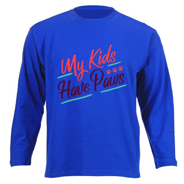 My Kids Have Paws - Junior Long-sleeve T-shirt Thumbnail