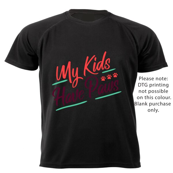 My Kids Have Paws - Unisex Dri-Fit T-shirt  Thumbnail