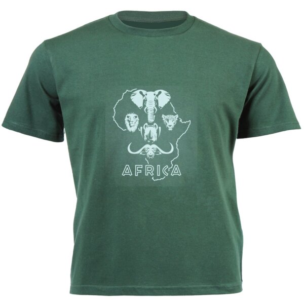 Africa Big 5 - Unisex Short-sleeve T-shirt - 180g High Quality DTG Thumbnail