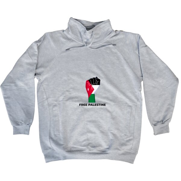 Free Palestine - High-Neck Fleece Sweater Thumbnail