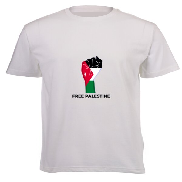 Free Palestine - Unisex Luxe Short-sleeve T-shirt - 220g High Quality DTG Thumbnail