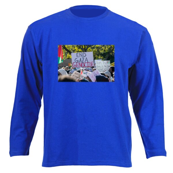 End The Gaza Genocide - Junior Long-sleeve T-shirt Thumbnail