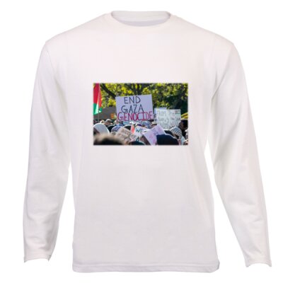 End The Gaza Genocide - Unisex Long-sleeve T-shirt Thumbnail