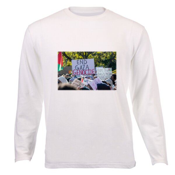 End The Gaza Genocide - Unisex Long-sleeve T-shirt Thumbnail