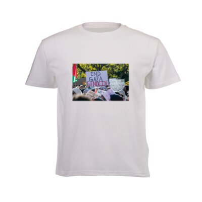 End The Gaza Genocide - Junior Short-sleeve T-shirt Thumbnail
