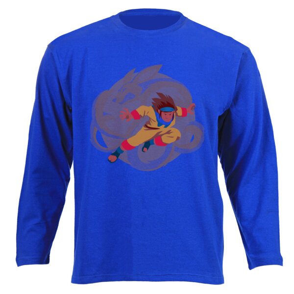 Manga Ninja DTF - Junior Long-sleeve T-shirt 180g Thumbnail