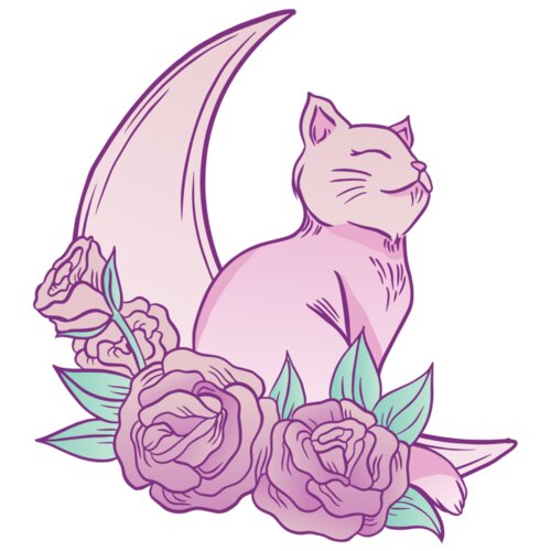 Cat in the moon Thumbnail