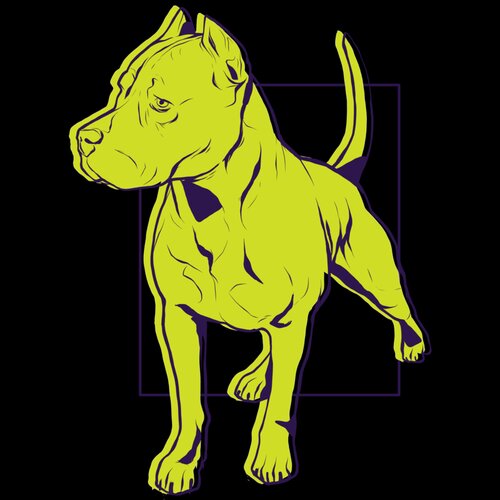 Neon Pitbull Thumbnail