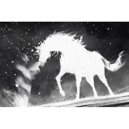 Horse - White on colour Thumbnail